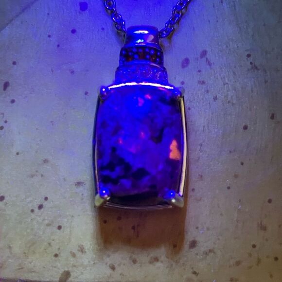 Natural Yooperlite Red Garnet Necklace - Picture 8 of 8